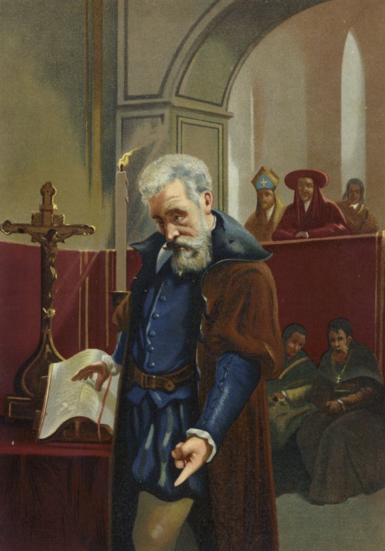Galileo Galilei , italiensk fysiker, matematiker og astronom av Spanish School
