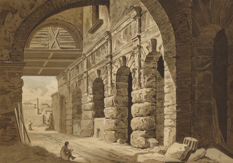 Gallery of Domitian, Roma av Spanish School