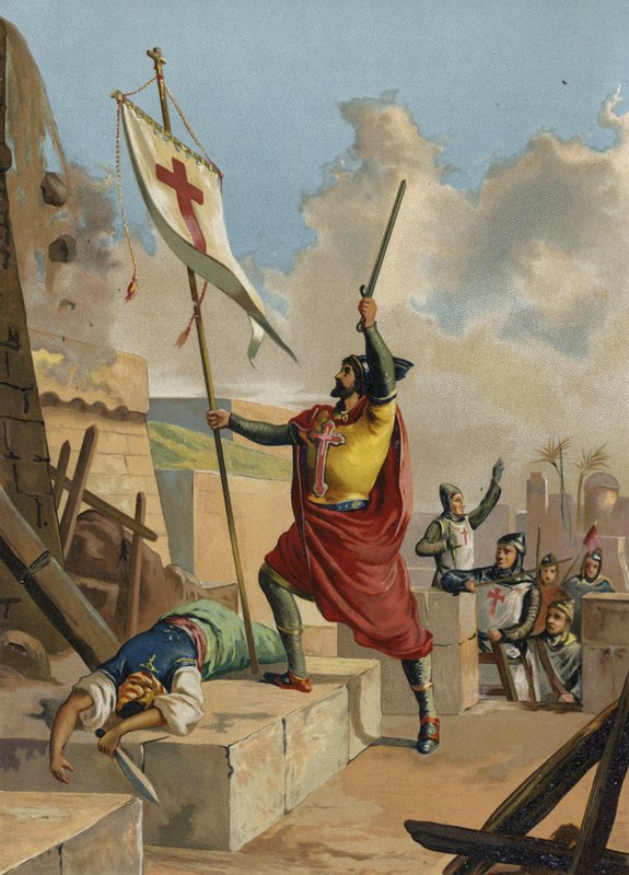 Godfrey of Bouillon, frankisk ridder og korsfarer, 1000-tallet av Spanish School