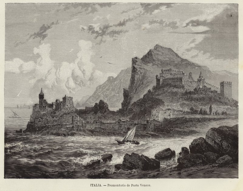 Italia - odde av Portovenere av Spanish School