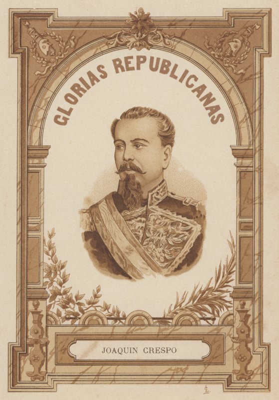 Joaquin Crespo , venezuelansk politiker og soldat av Spanish School