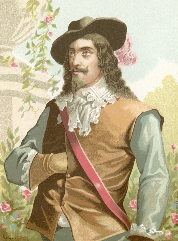 Kong Charles I av England av Spanish School