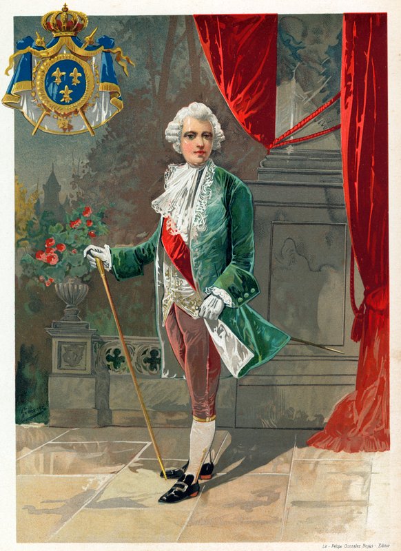 Kong Ludvig XV av Frankrike av Spanish School