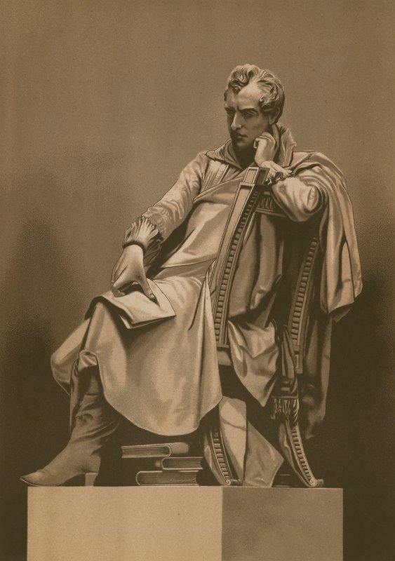 Lord Byron vurderer grekernes frihet av Spanish School