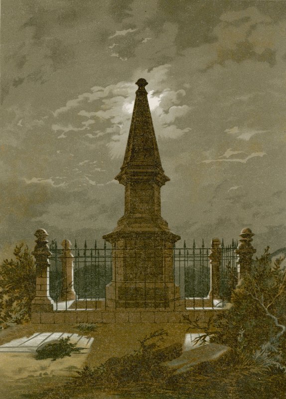 Monument for Columbus i Salamanca av Spanish School