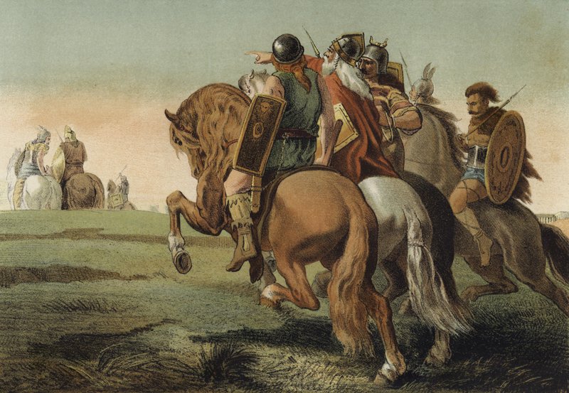 Barbarianene før Roma av Spanish School