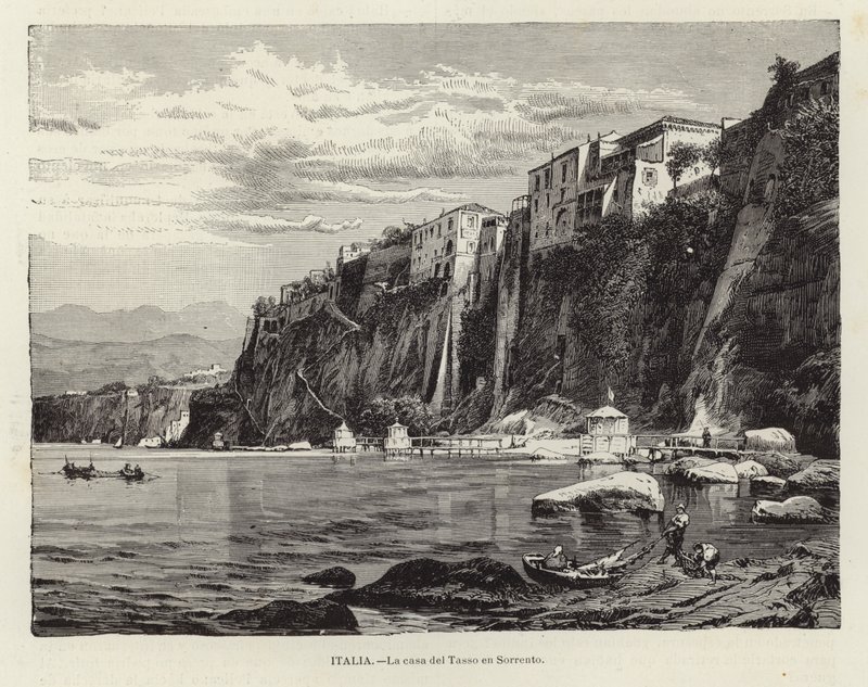 Casa of Tasso i Sorrento av Spanish School