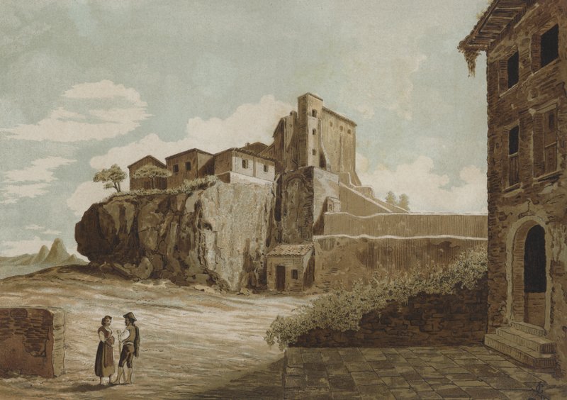 Tarpeian Rock, Roma av Spanish School