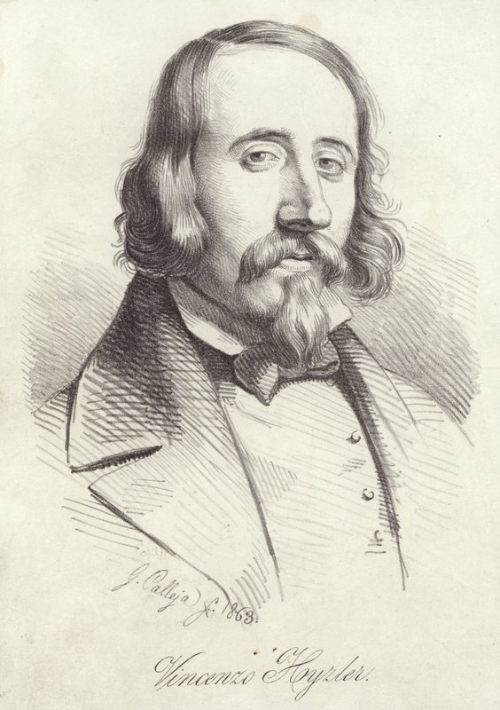 Vincenzo Hoyzler (tegning) av Spanish School