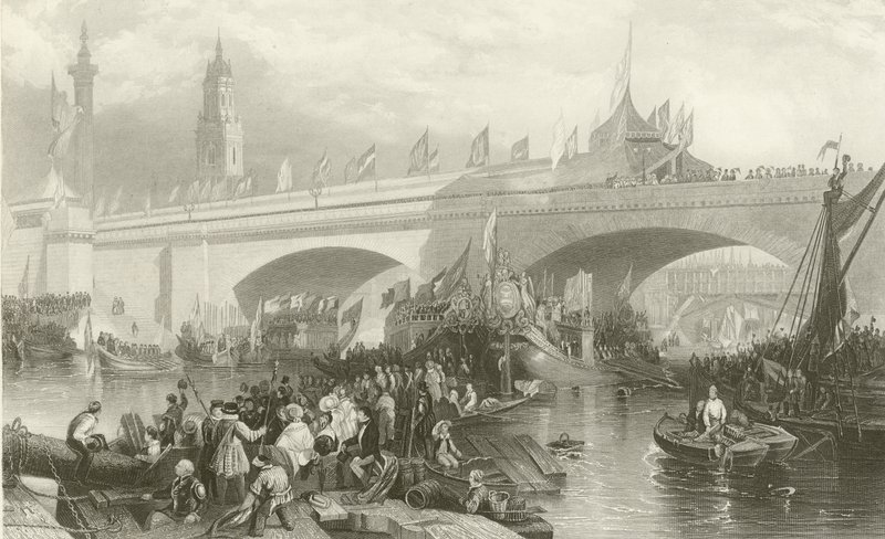 Åpningen av New London Bridge av Stanfield
