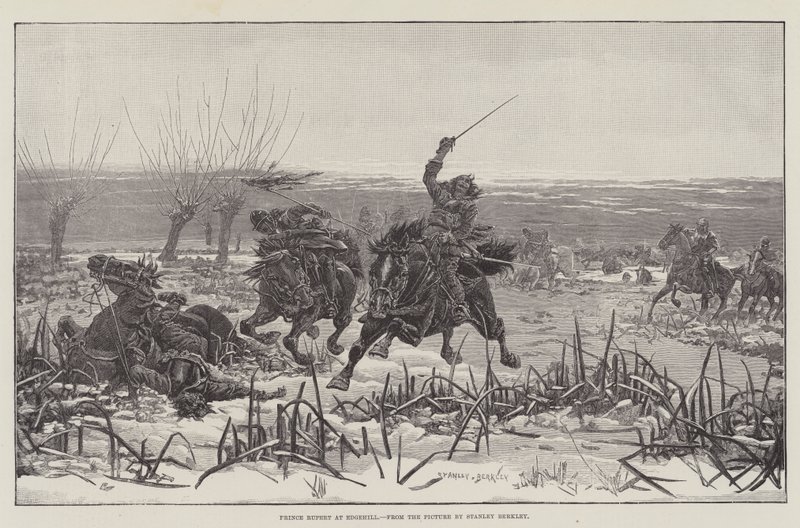 Prins Rupert ved Edgehill av Stanley Berkeley