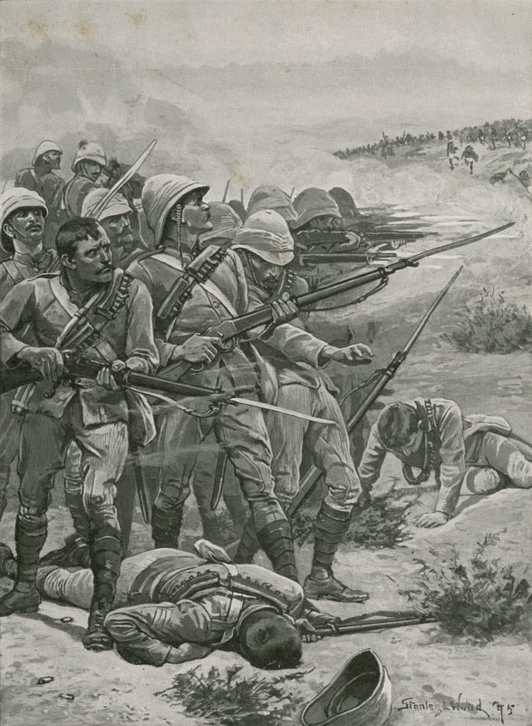 Torget ved Abu-Kru, Sudan, 1885 av Stanley L. Wood