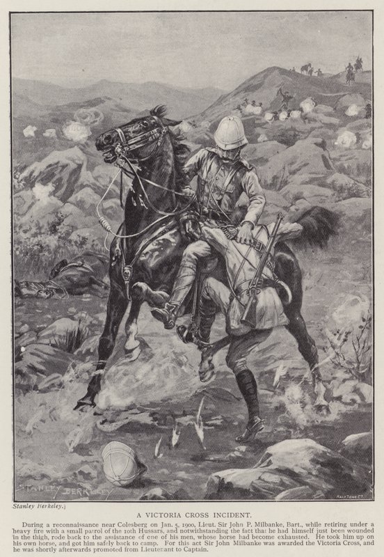 En Victoria Cross-hendelse av after Stanley Berkeley