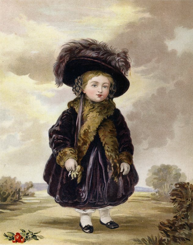 Prinsesse Victoria når hun var fire år av Stephan Poyntz Denning