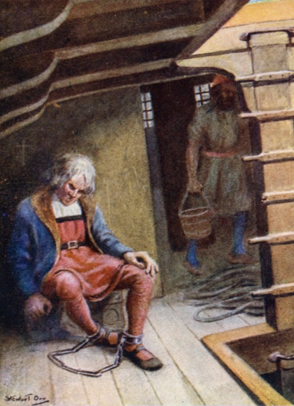 Columbus sendt til Spania i kjeder av Stewart Orr