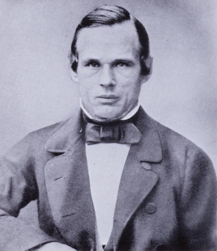 Anders Jonas Angstrom, svensk fysiker og astronom fremtredende i utviklingen av spektroskopi (s/hvitt foto) av Swedish Photographer