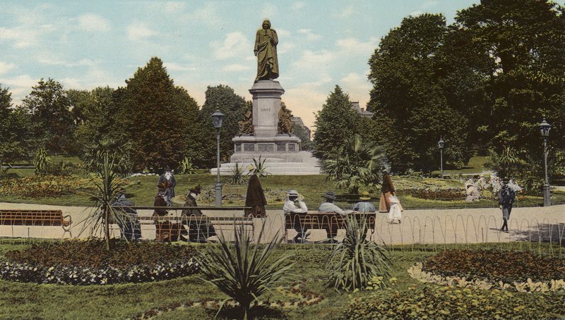 Stockholm: Parti Fran Linneparken (farget foto) av Swedish Photographer