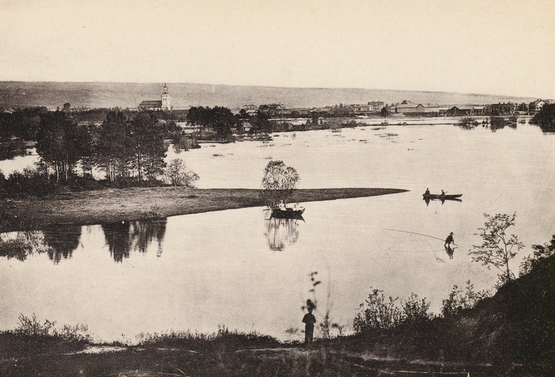 Sverige / Sverige: Dalarne, Orsa, Storan (s/hvitt foto) av Swedish Photographer