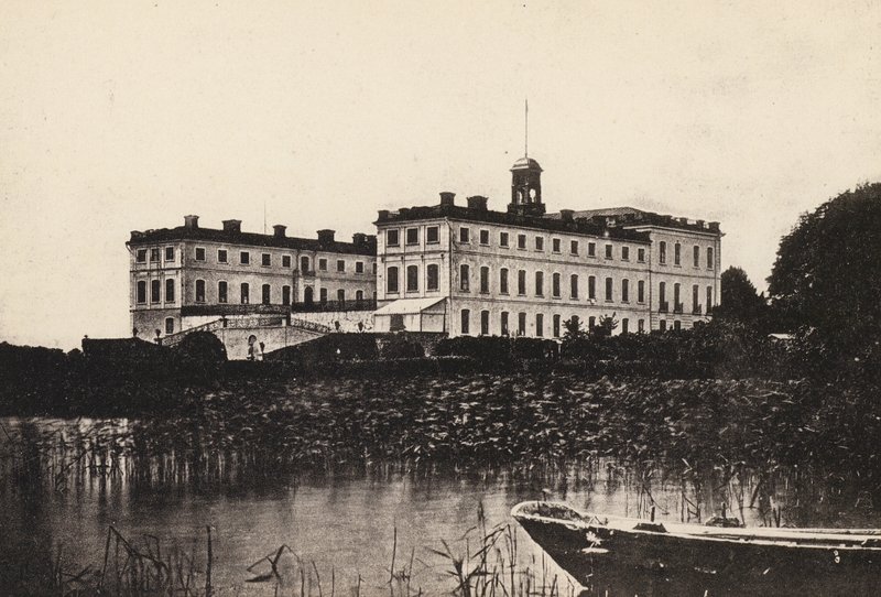 Sverige / Sverige: Södermanland, Tullgarns slott (s/hvitt bilde) av Swedish Photographer