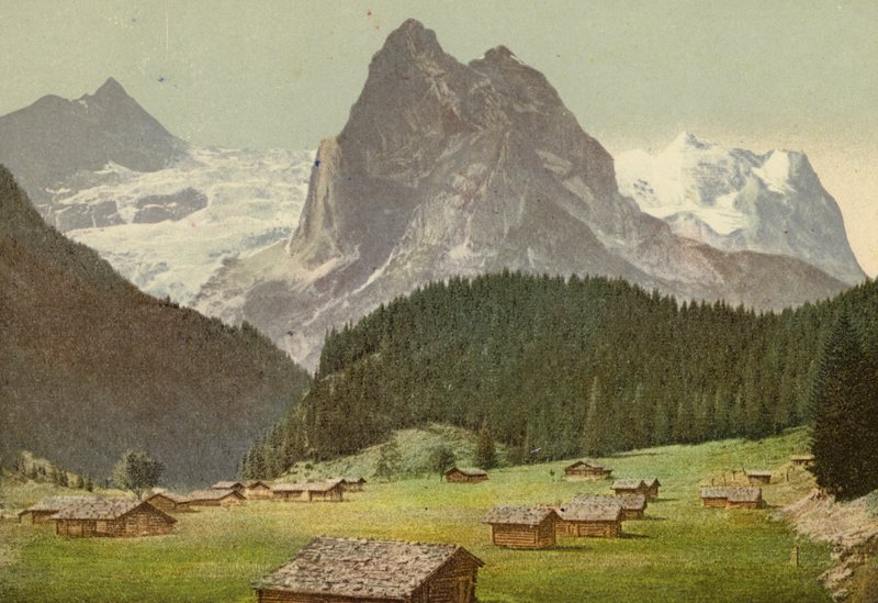 Berner Oberland: Rosenlaui (farget bilde) av Swiss Photographer