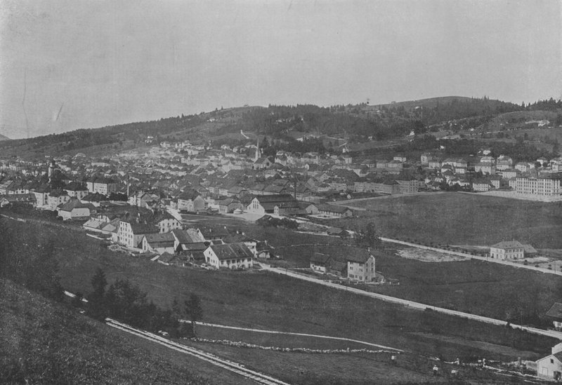 Chaux-de-Fonds (s/hvitt bilde) av Swiss Photographer