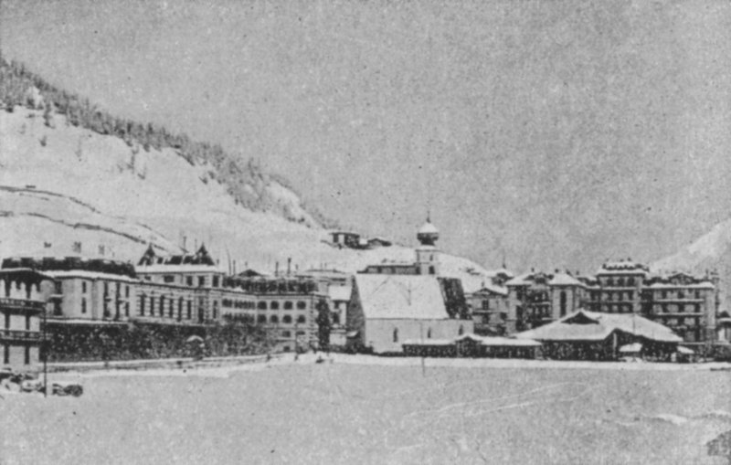 Davos-Dorf (s/hvitt bilde) av Swiss Photographer