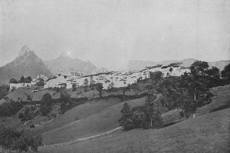 Gruyere (s/hvitt bilde) av Swiss Photographer
