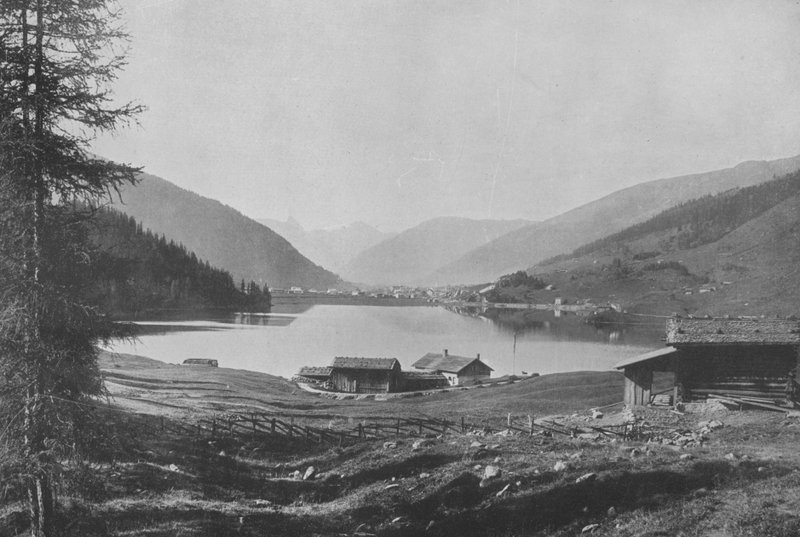 Lake Davos (s/hvitt bilde) av Swiss Photographer