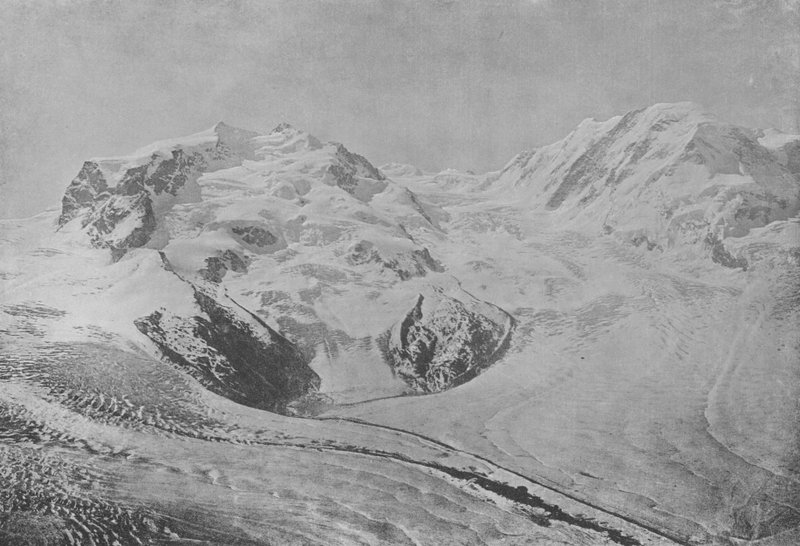 Monte Rosa (s/hvitt bilde) av Swiss Photographer