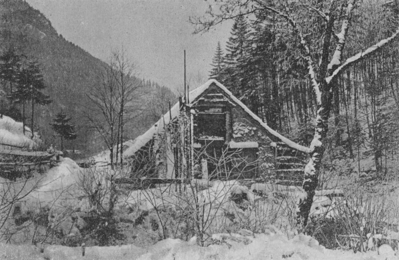 Vinterlandskap i Jura Neuchatelois (s/hvitt bilde) av Swiss Photographer