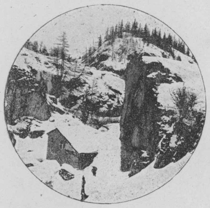 Route du Grand St-Bernard om vinteren (s/hvitt bilde) av Swiss Photographer