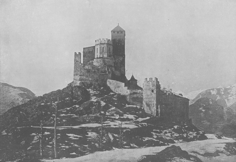 Sion, Valere (s/hvitt bilde) av Swiss Photographer
