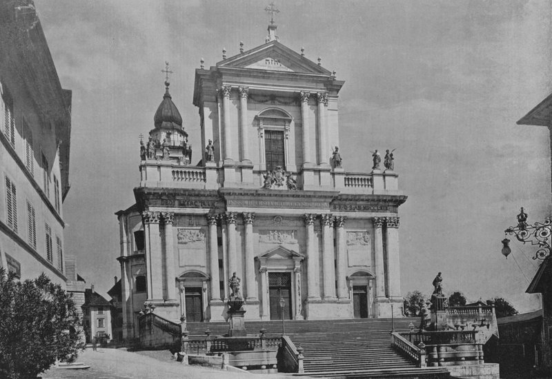 Solothurn, katedralen St. Ours (s/hvitt-bilde) av Swiss Photographer