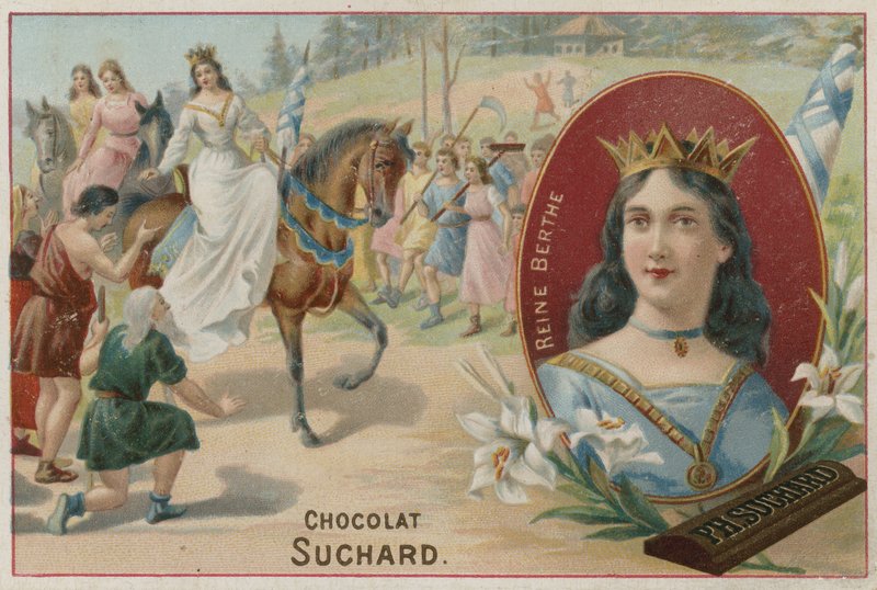 Bertha av Swabia, dronningkonsort av Rudolf II av Burgund av Swiss School