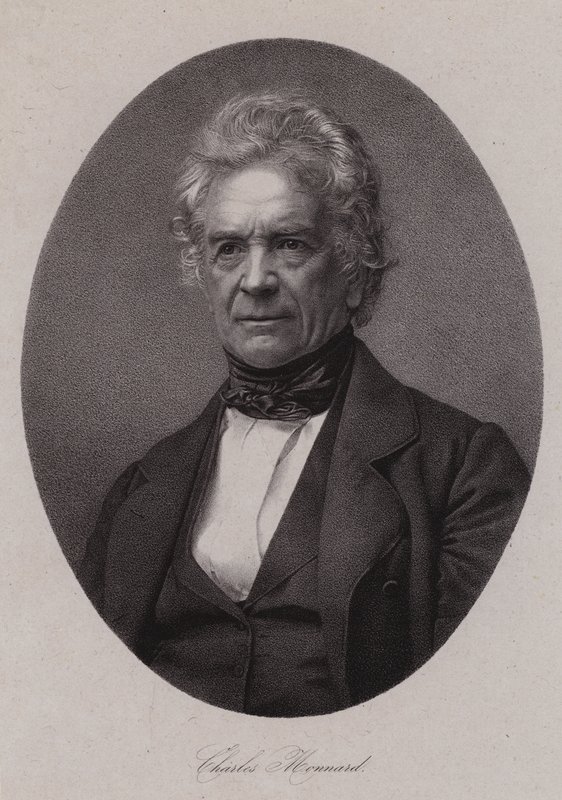 Charles Monnard , sveitsisk historiker (gravering) av Swiss School