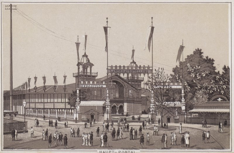 Hovedportal, sveitsisk nasjonalutstilling, Zürich av Swiss School