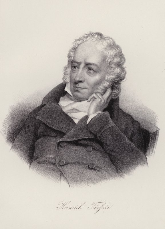 Henry Fuseli , sveitsisk maler (gravering) av Swiss School