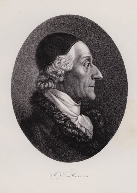 Johann Kaspar Lavater , sveitsisk forfatter og fysiognom (gravering) av Swiss School