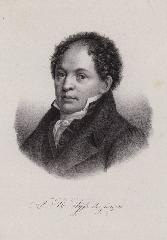 Johann Rudolf Wyss , sveitsisk forfatter (gravering) av Swiss School