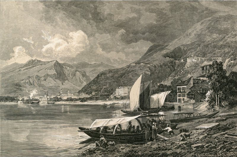 Locarno, ved Lago Maggiore av Swiss School