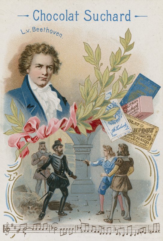 Ludwig van Beethoven , tysk komponist og pianist av Swiss School