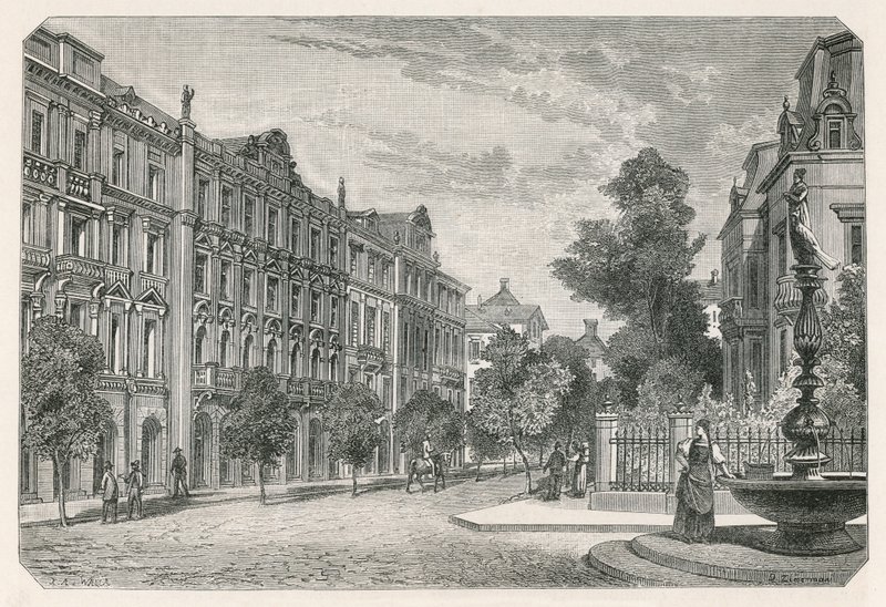Bahnhofstrasse (jernbanegaten), Zürich av Swiss School