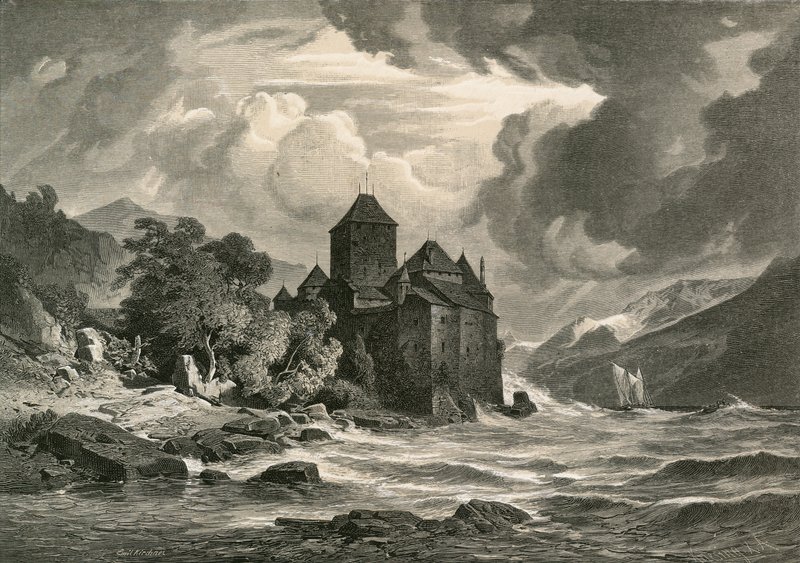 Chillon-slottet, Genfersjøen av Swiss School