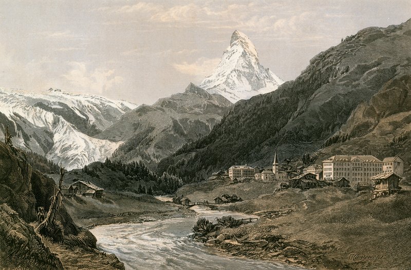 Zermatt og Matterhorn av Swiss School