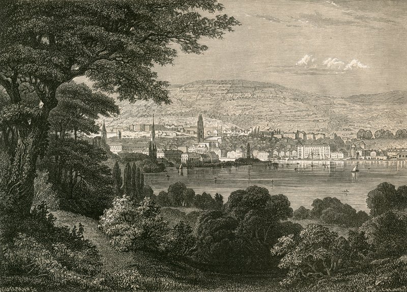 Zürich og Zürichberg av Swiss School
