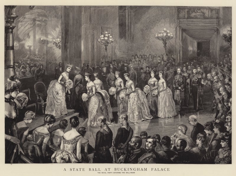 Et statsball på Buckingham Palace av Sydney Prior Hall