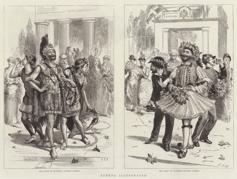 Athen illustrert av Sydney Prior Hall