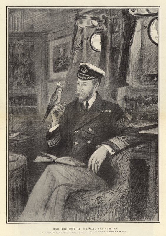 H R H Hertugen av Cornwall og York, K G av Sydney Prior Hall
