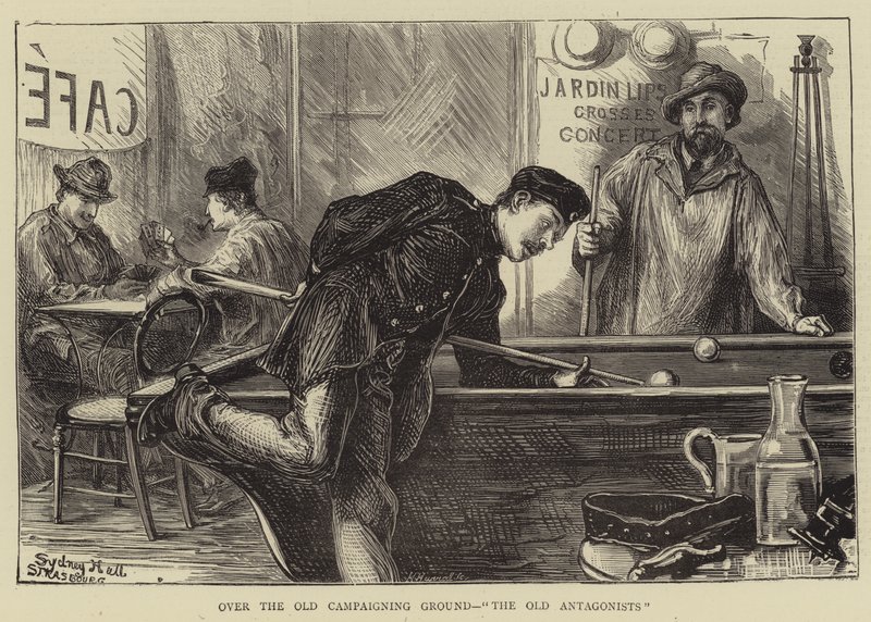 Over den gamle kampanjeplassen, The Old Antagonists av Sydney Prior Hall