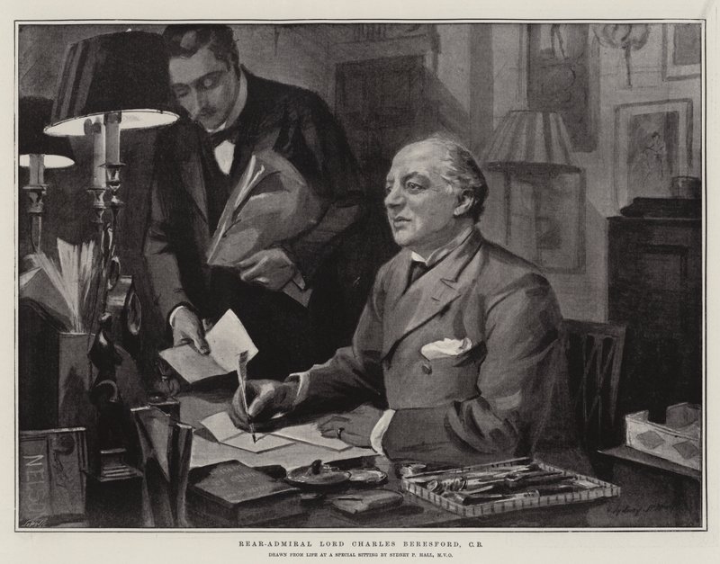 Kontreadmiral Lord Charles Beresford, CB av Sydney Prior Hall